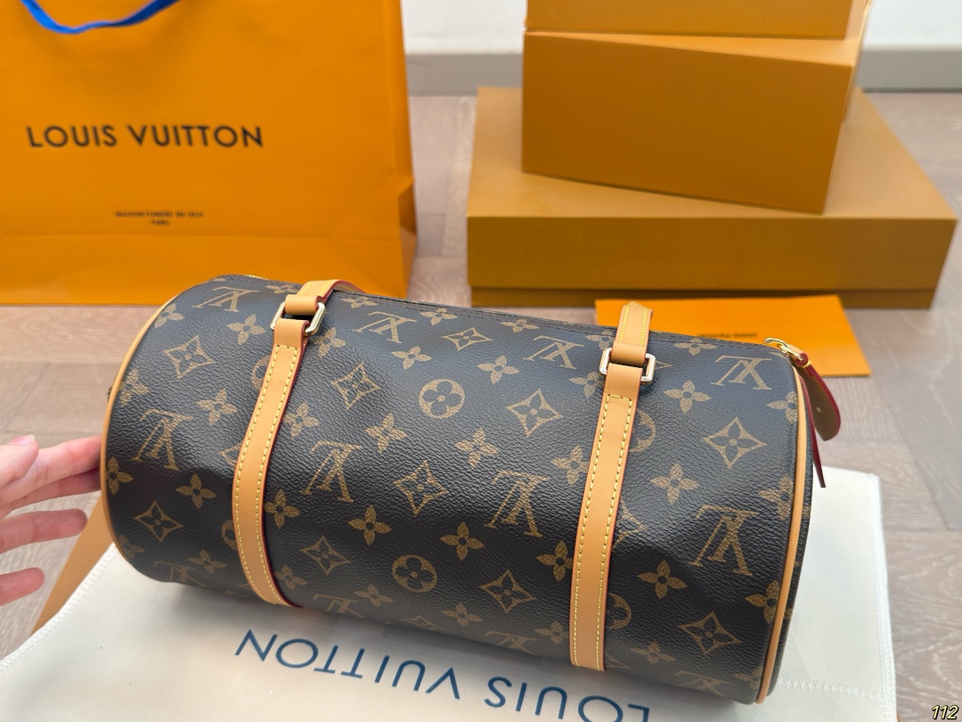 LV old flower roller bag