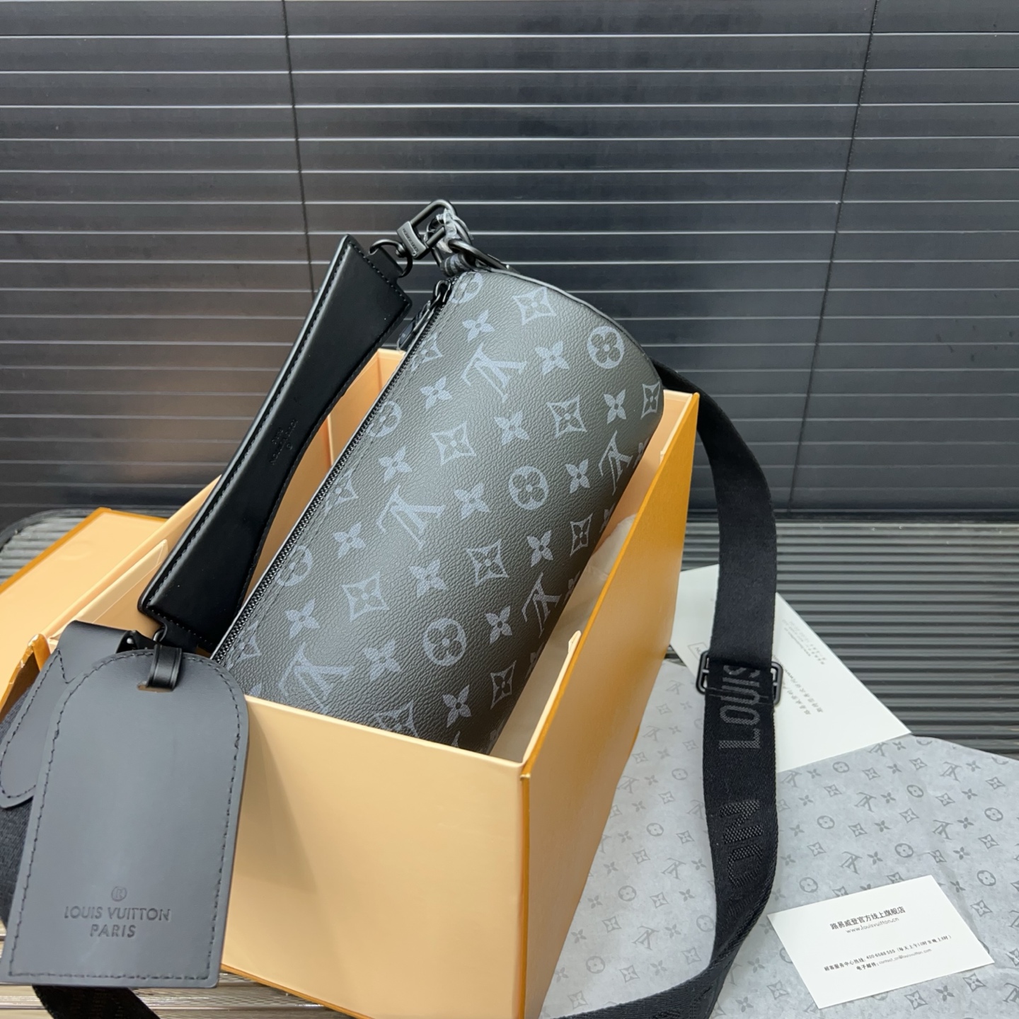 Louis vuitton monogram cylindrical bag