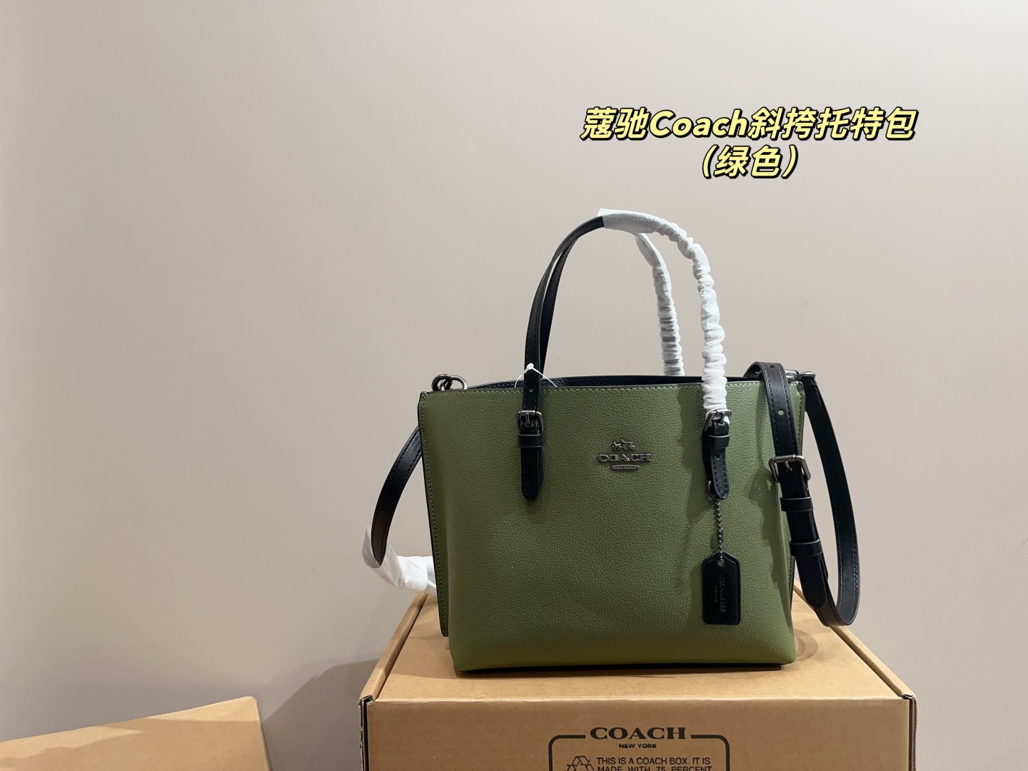 Coach crossbody tote bag