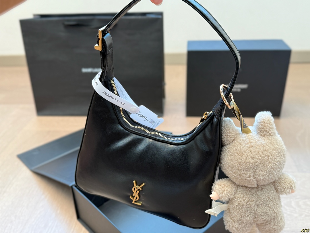 YSL armpit bag foldable box with hanging piece