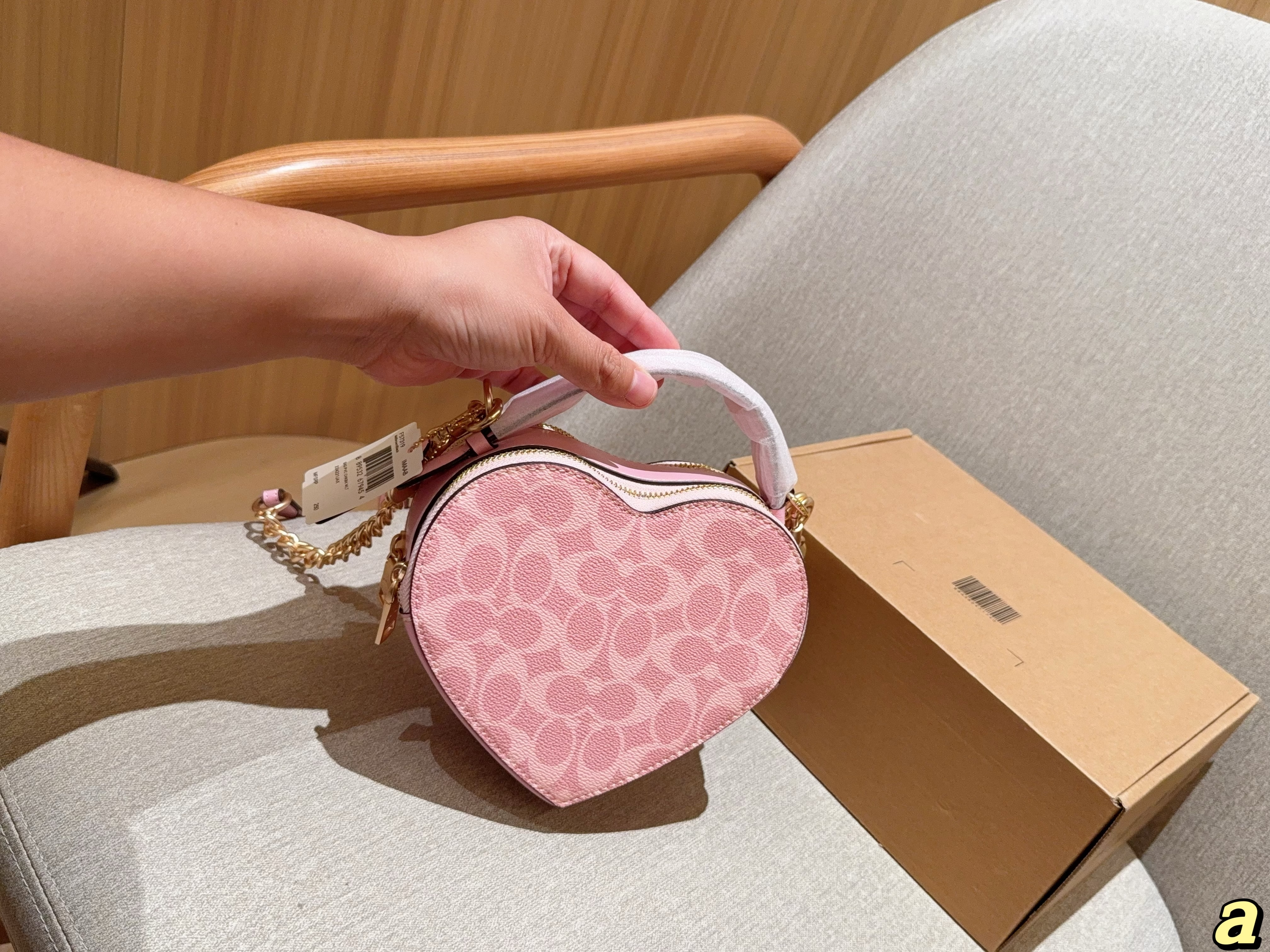 COACH Heart box bag