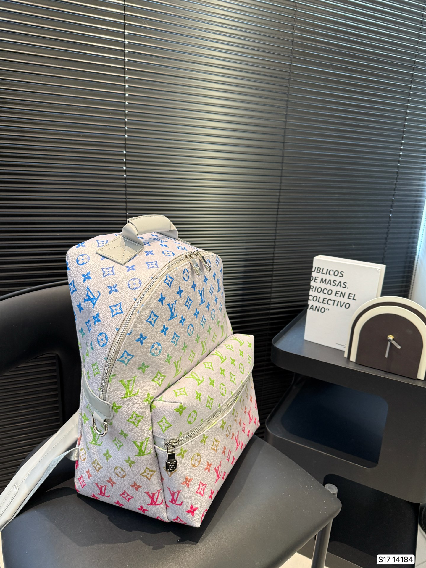 Lv backpack is wear-resistant practical and has large capacity