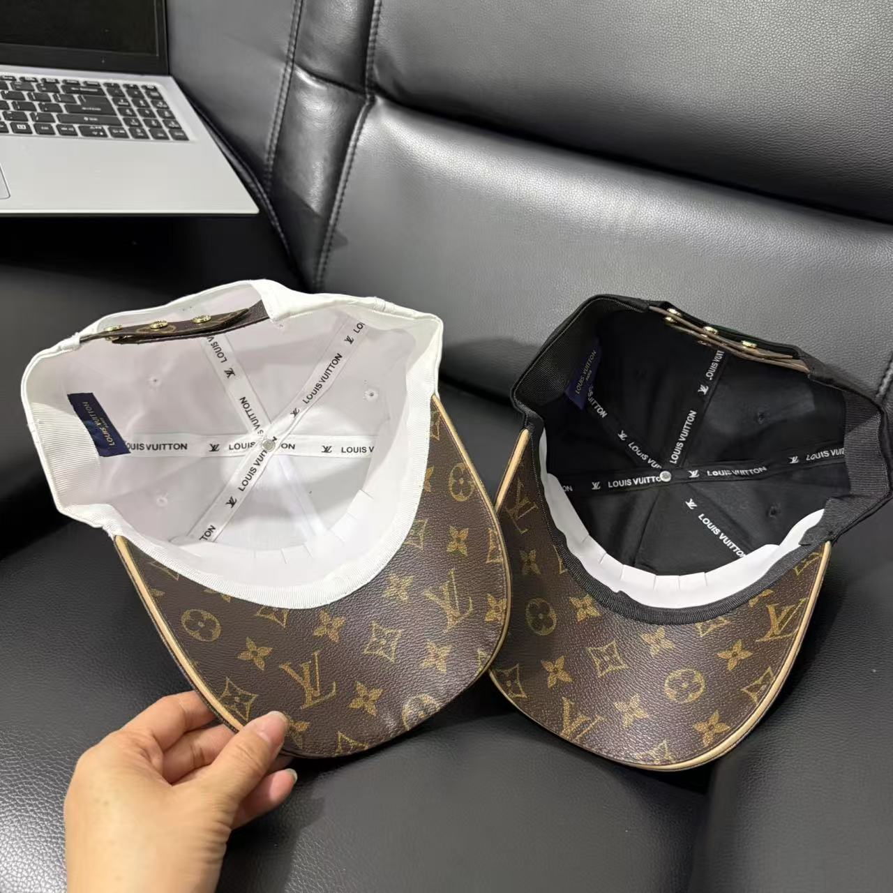 LV patchwork fashion baseball cap