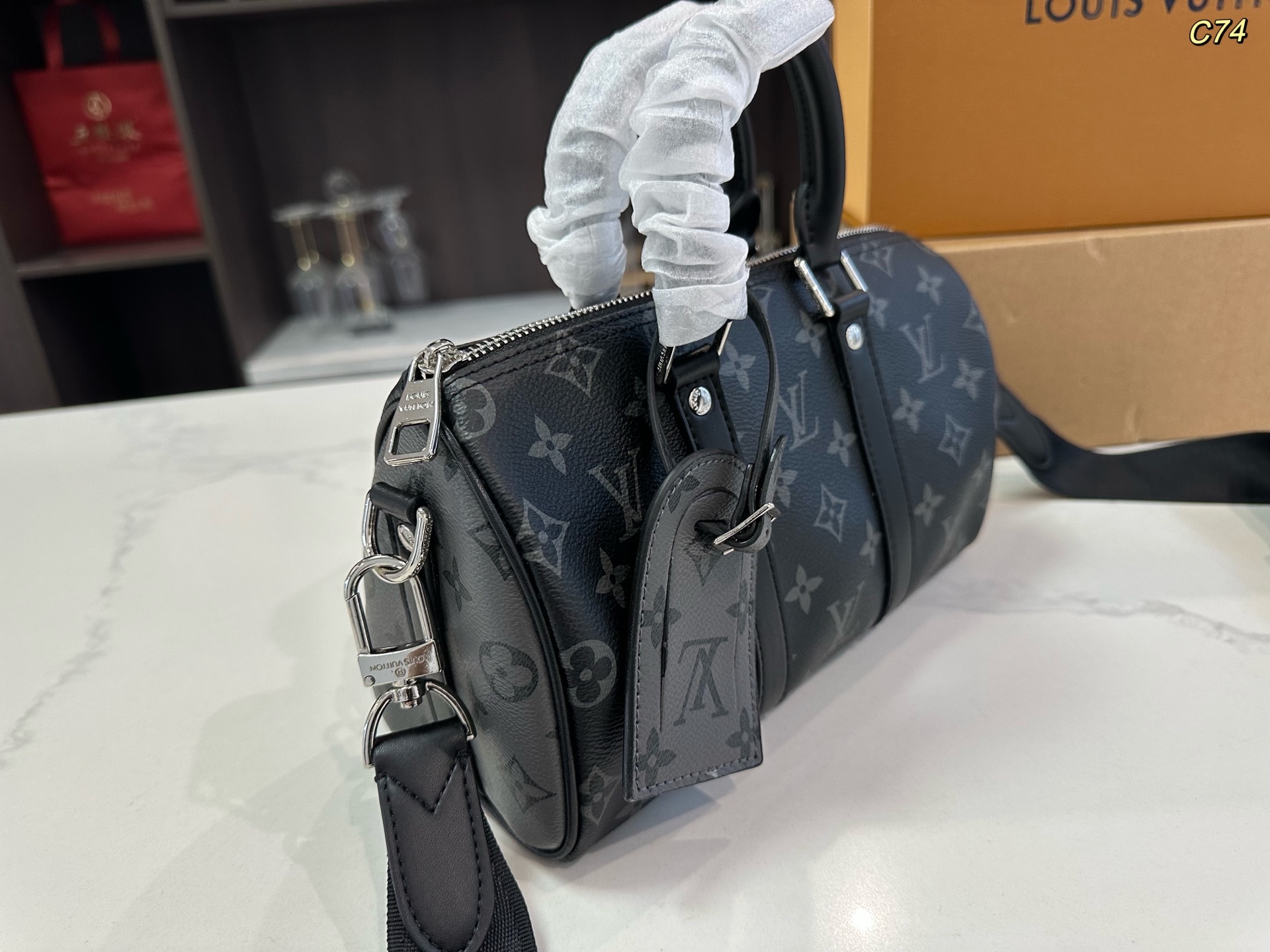 LV X Nigo Keepall 25 Pillow Bag