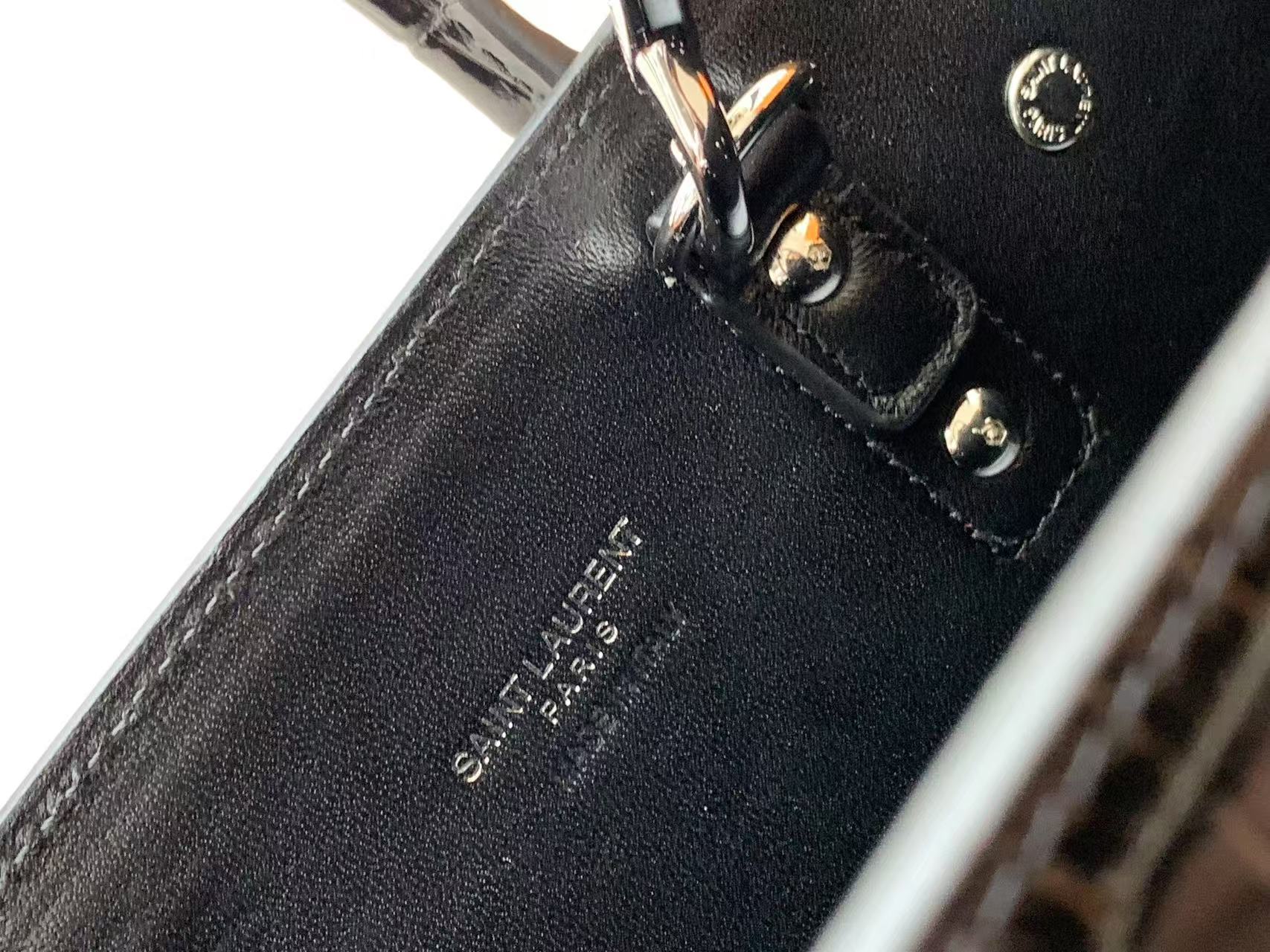YSL crocodile pattern organ bag 12A quality