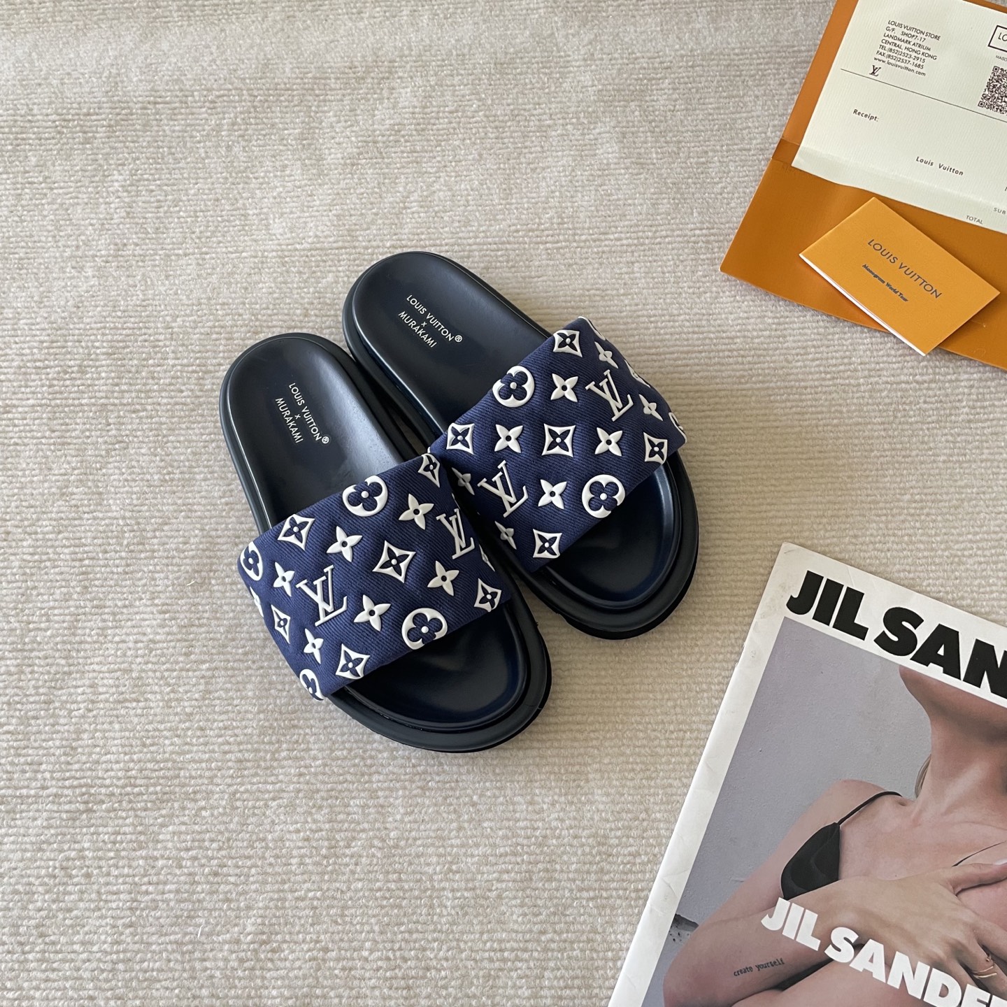 LV Early Spring Letter Buckle Sandals