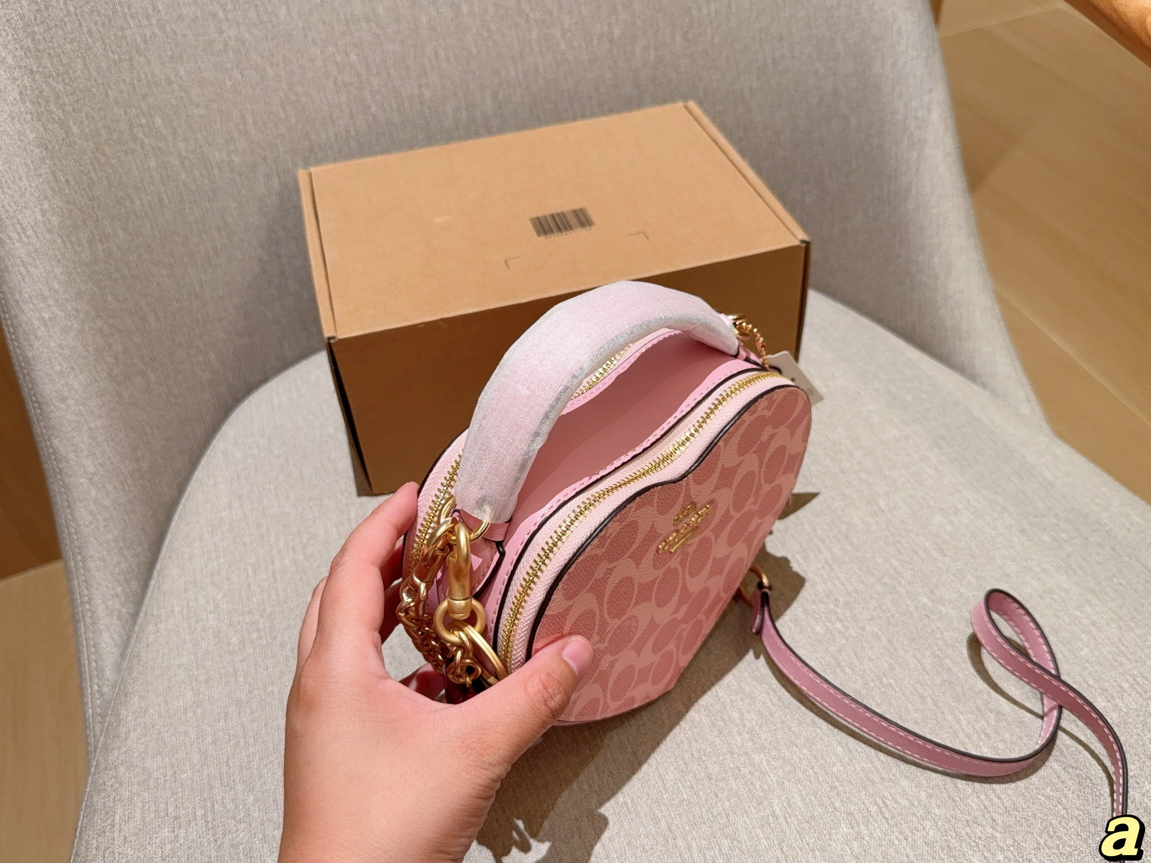 COACH Heart box bag