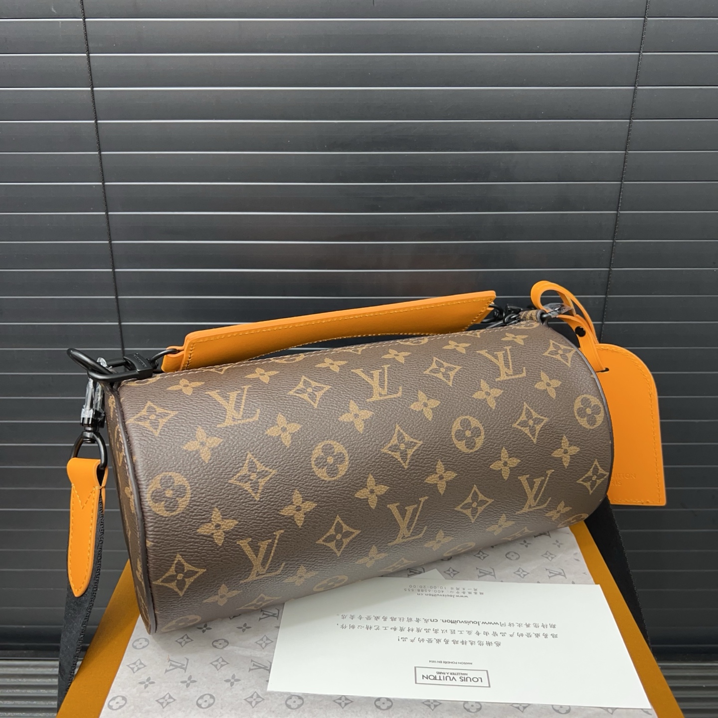 Louis vuitton monogram cylindrical bag