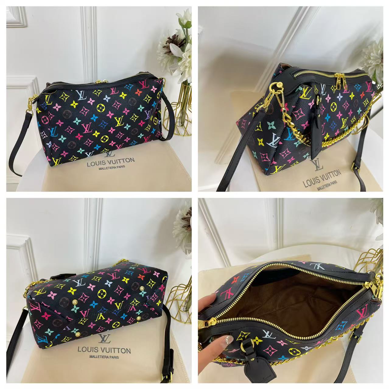 Louis Vuitton chain bag high-end French armpit bag simple retro