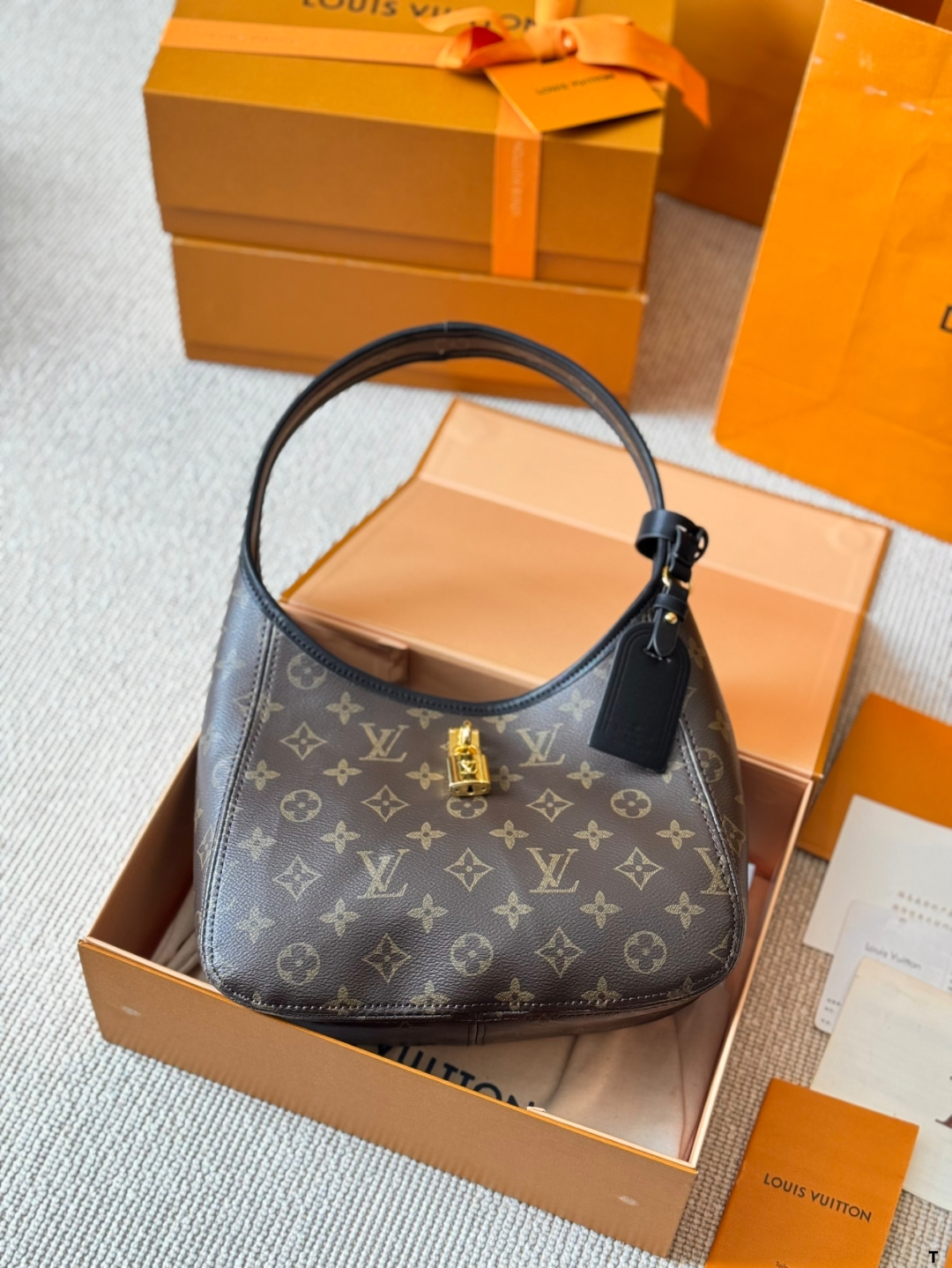 LV new bag The Drop small handbag retro