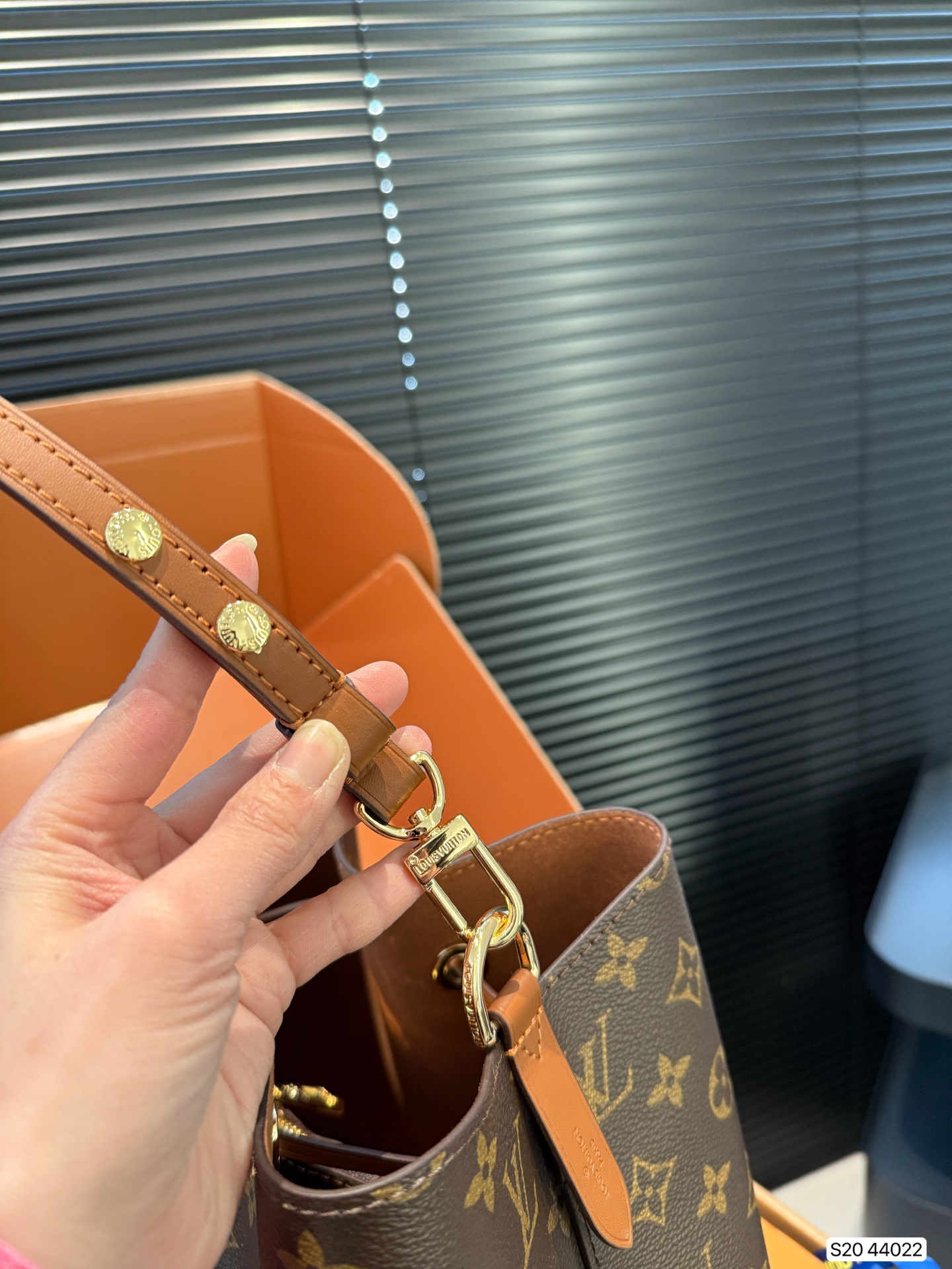 LV champagne bucket bag