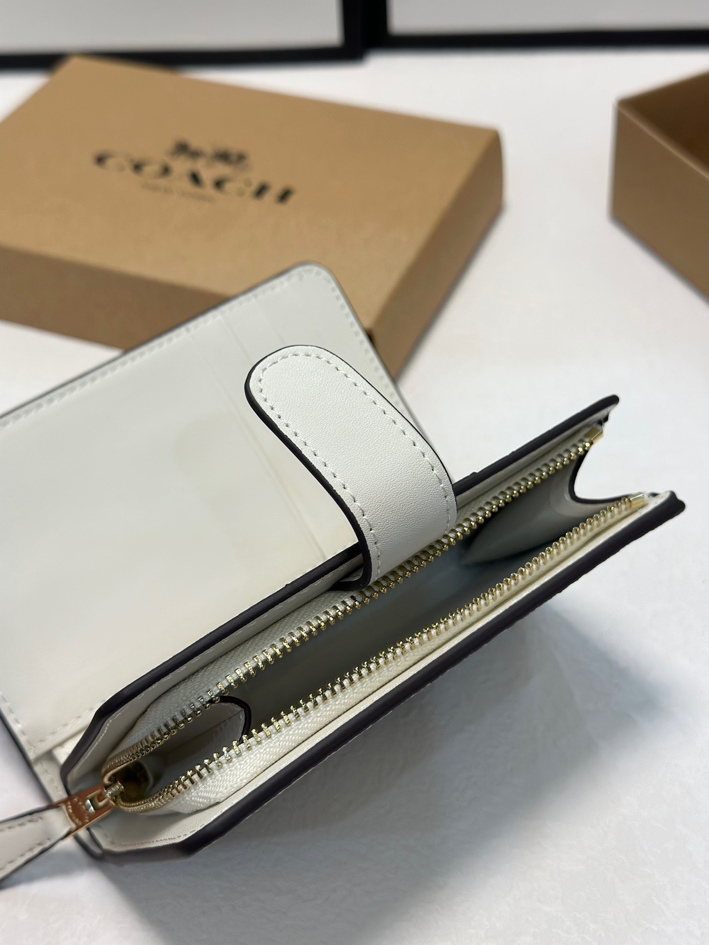 Coach Printed Card Holder Wallet