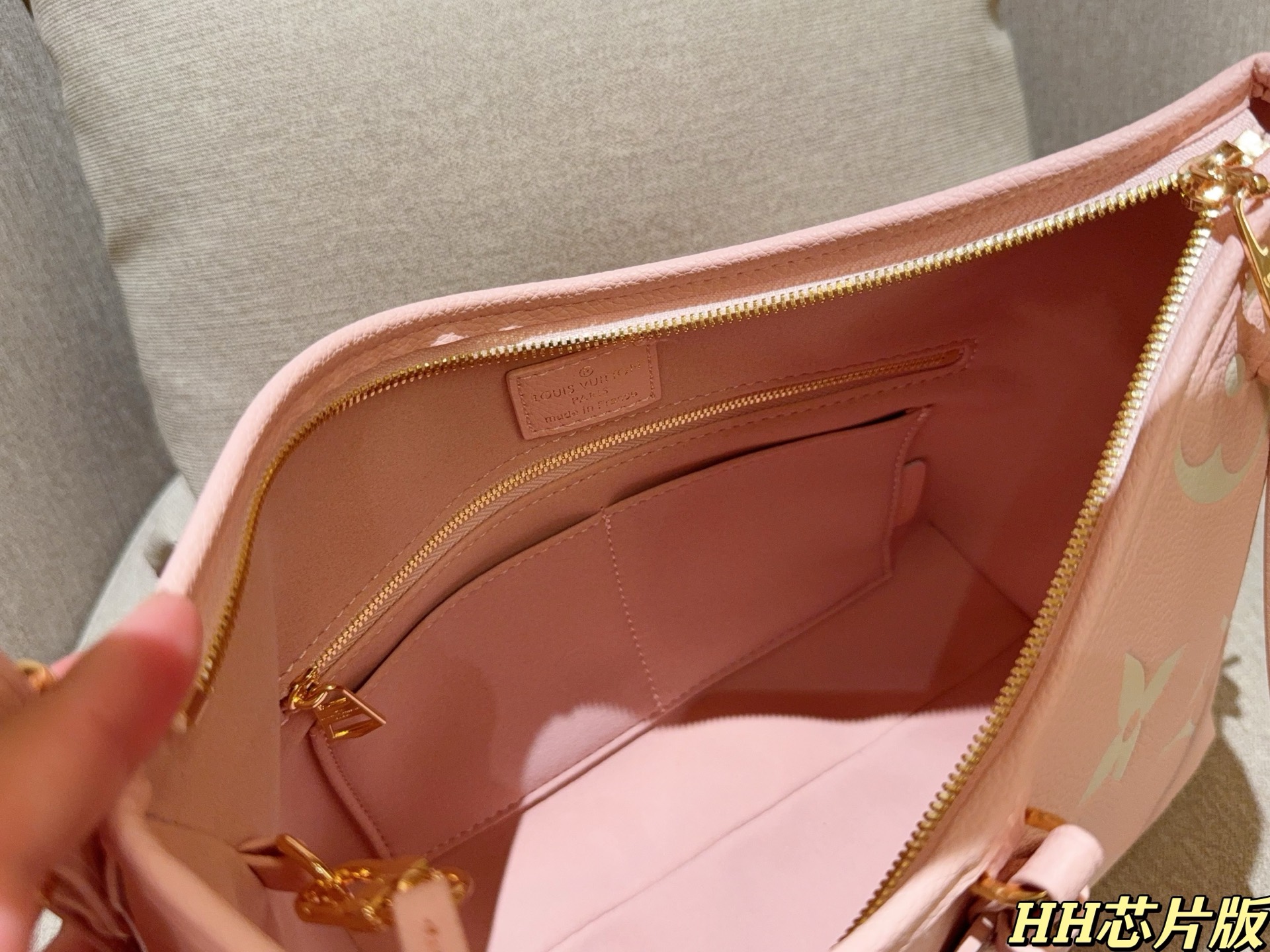 LV Carryall Embossed Underarm Crossbody Bag