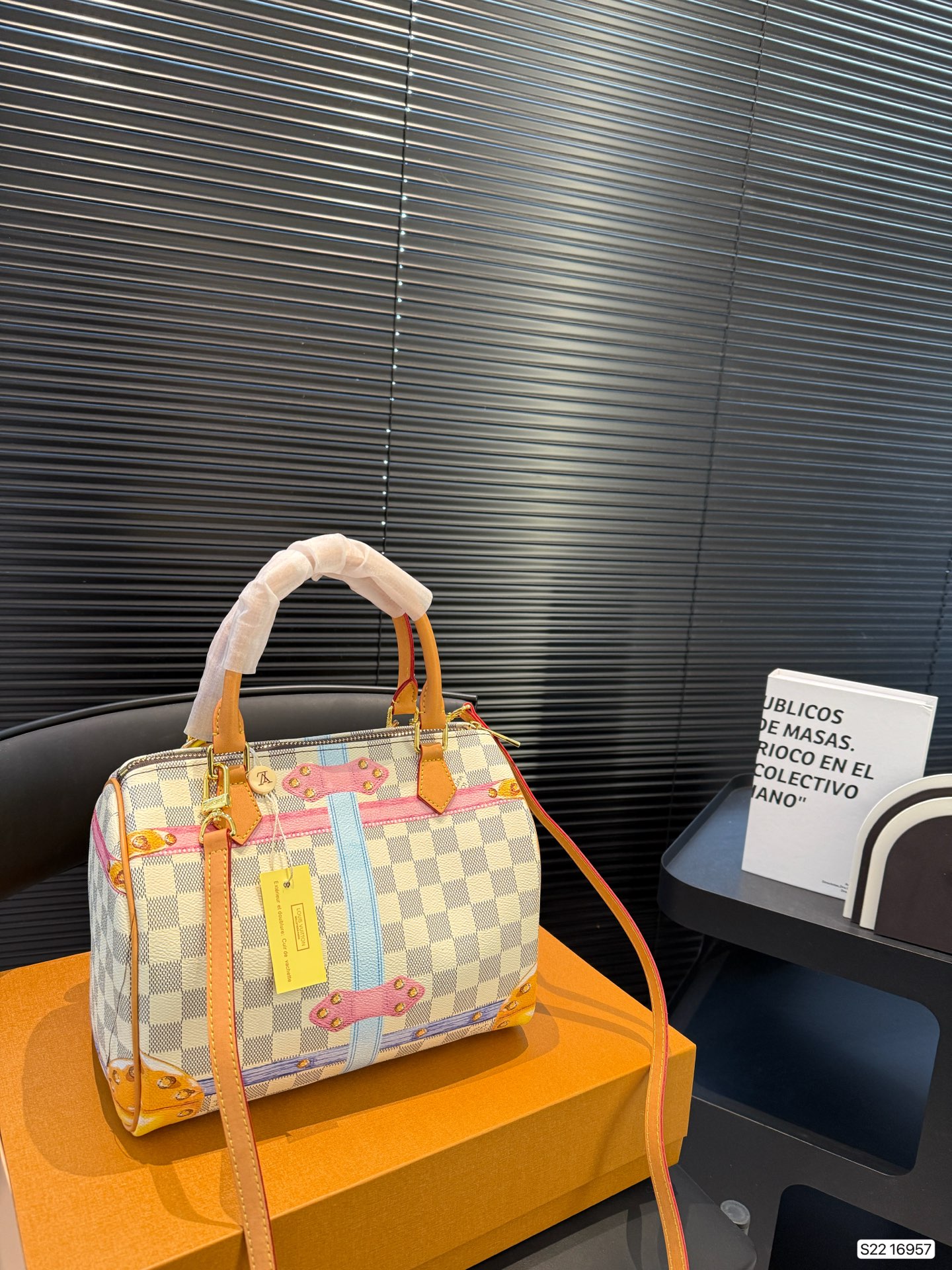 LV painted pillow bag spring and summer show series