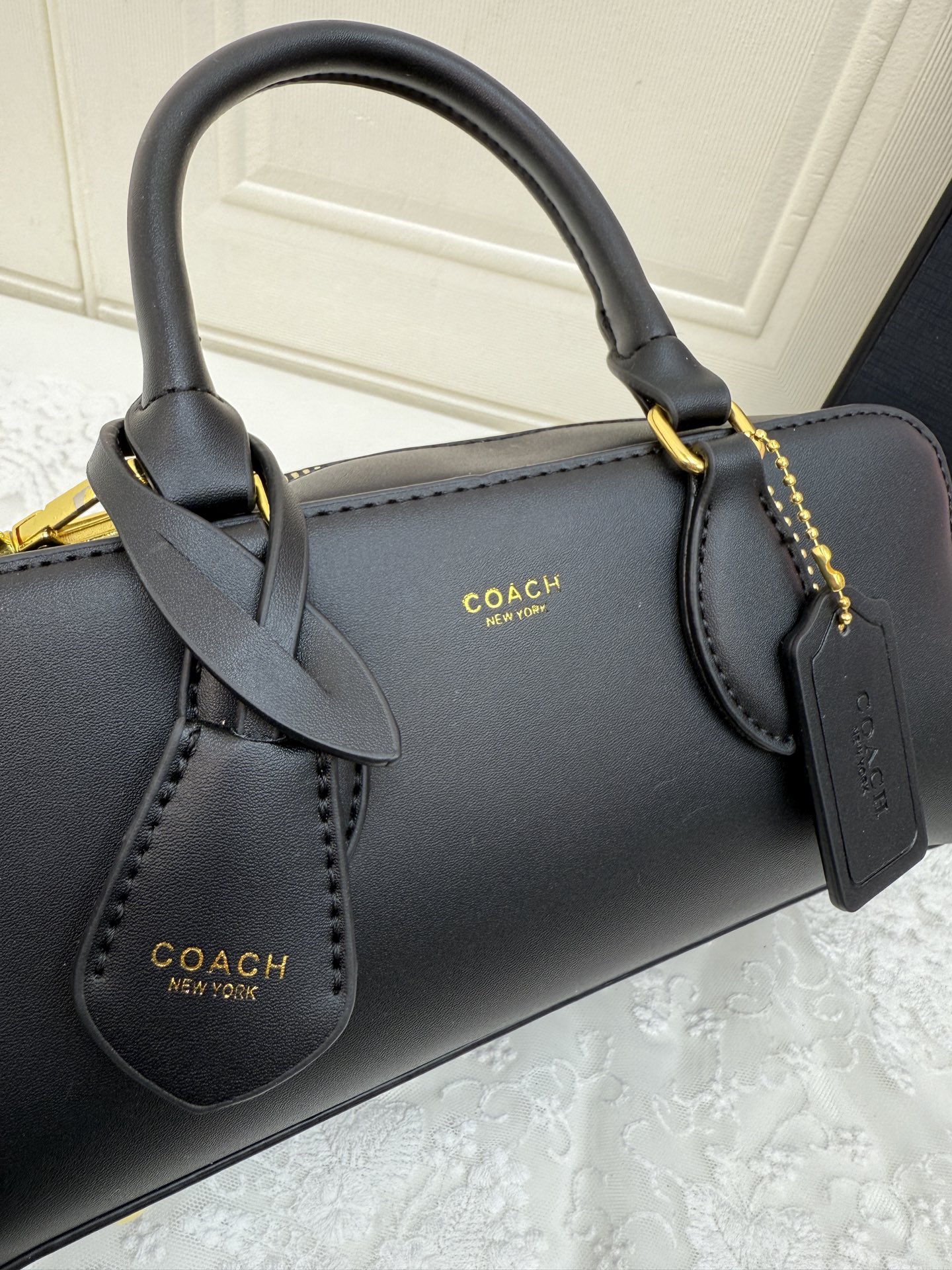 Coach temperament versatile small square bag European and American retro crossbody handbag