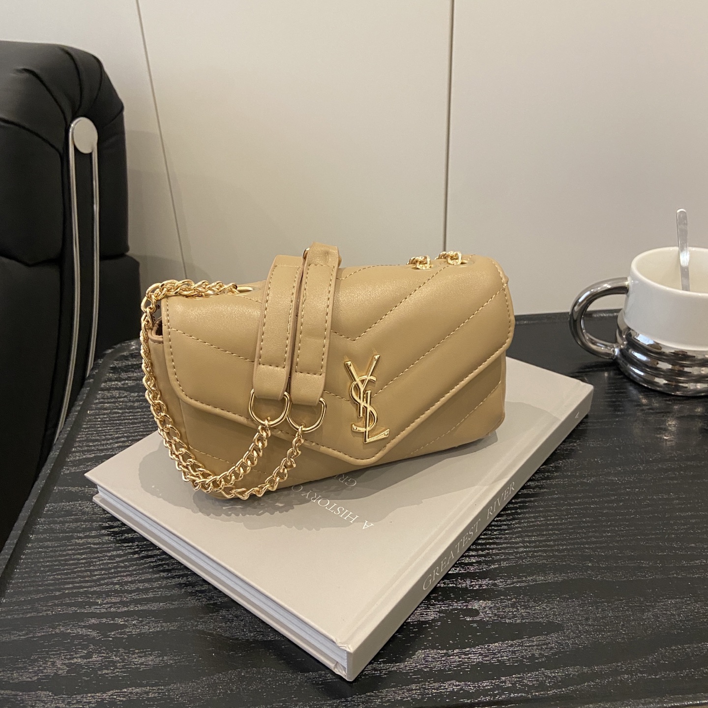 Saint Laurent small fragrance versatile chain shoulder crossbody women's armpit bag