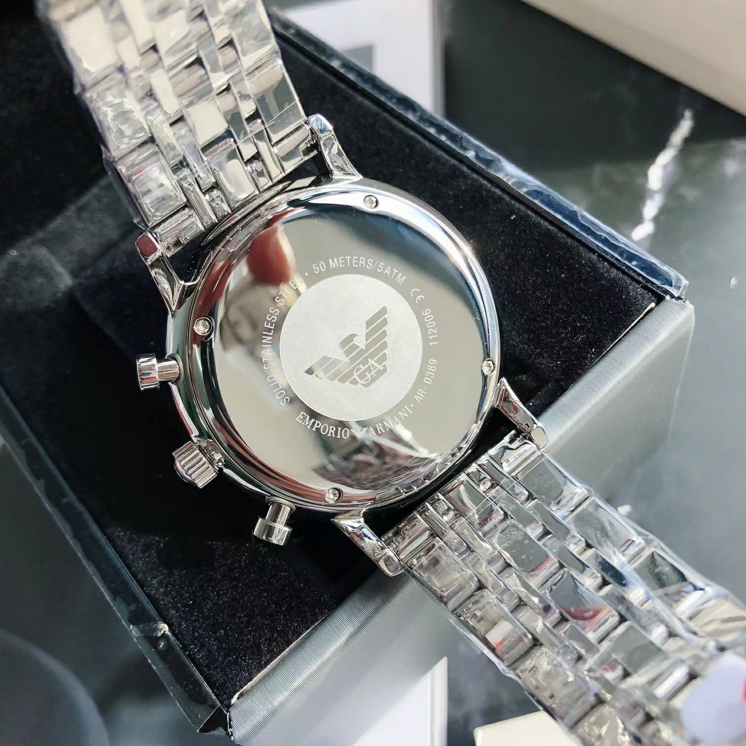 Armani men's business watch