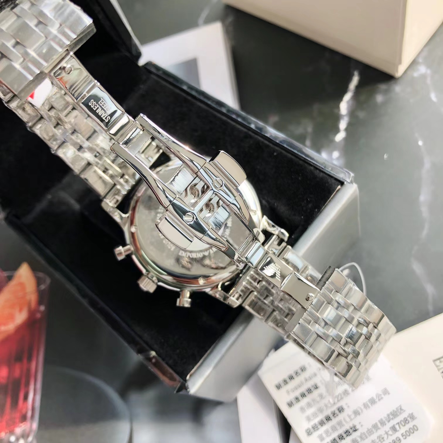 Armani men's business watch