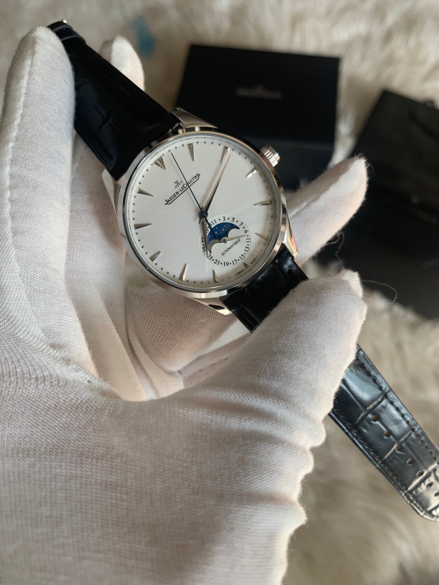 Jaeger-LeCoultre Master Moon Phase Men's Watch