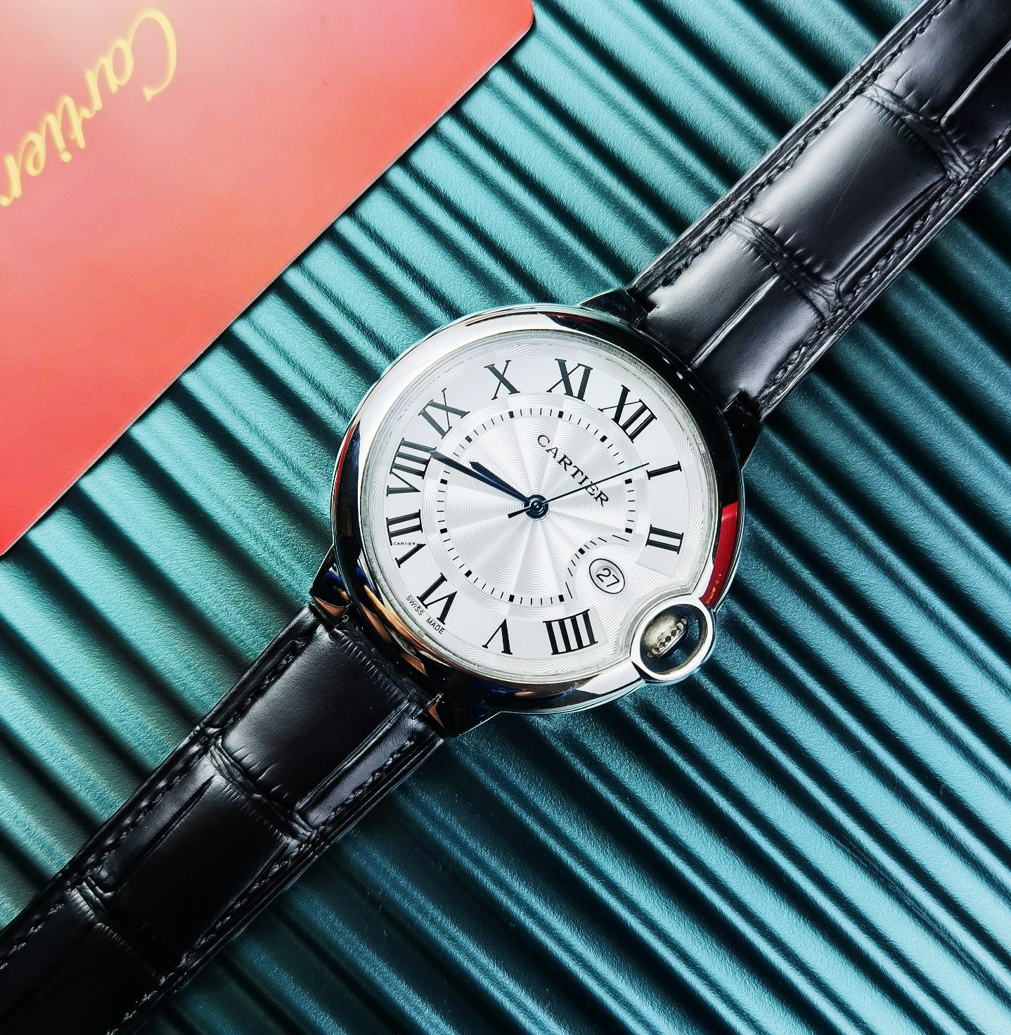 Cartier Blue Balloon Men's Quartz Watch