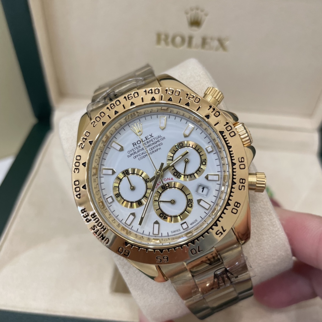Rolex Daytona all-gold men's and women's couple watch