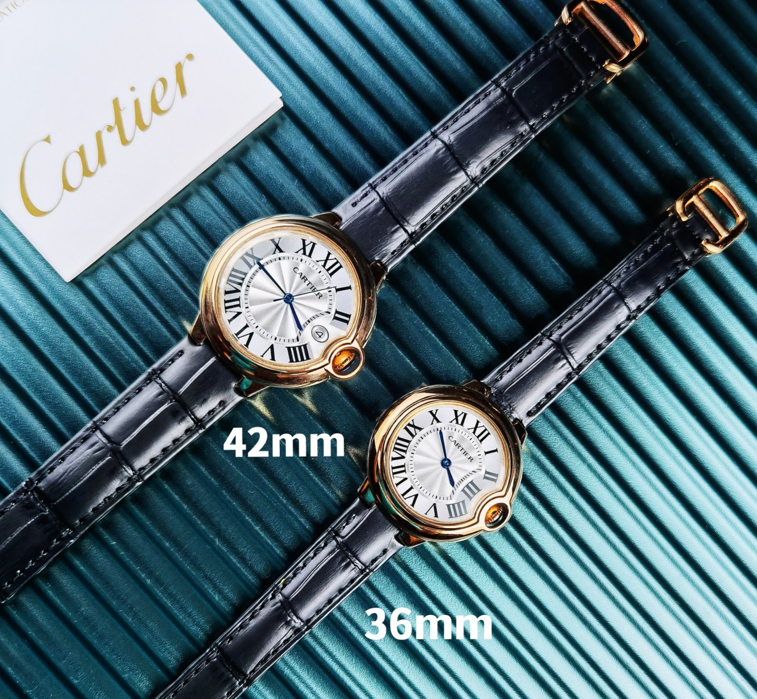 Cartier Blue Balloon Noble Gold Men's and Women's Quartz Watch