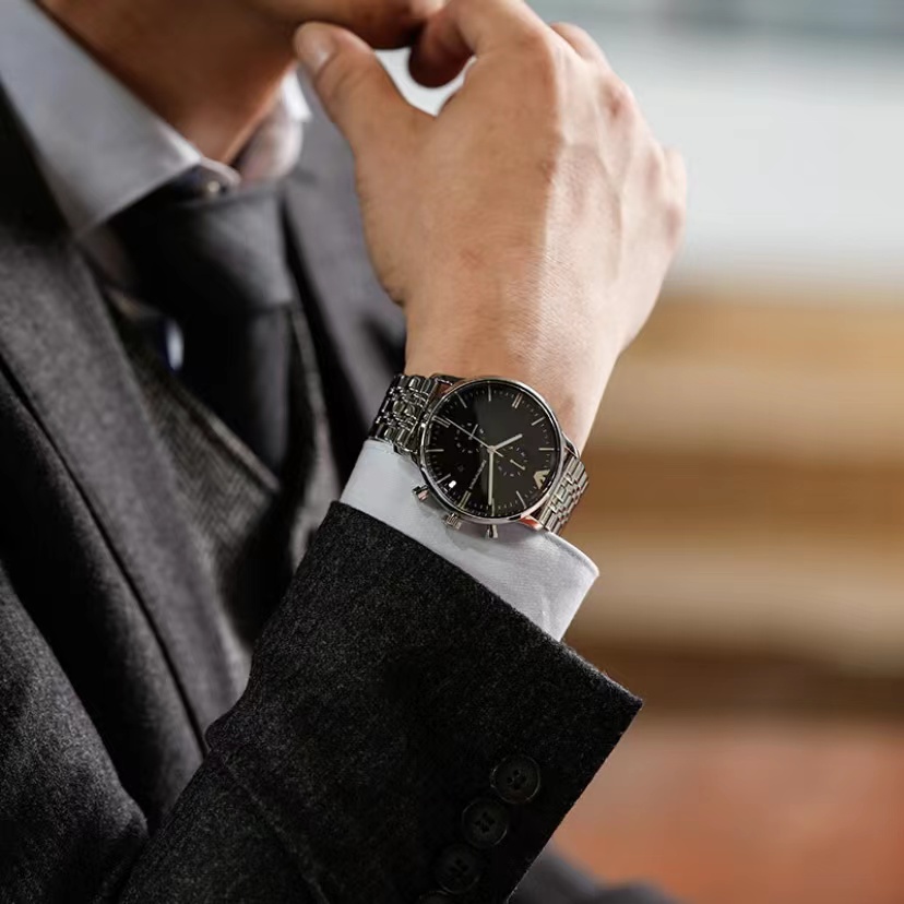 Armani men's business watch