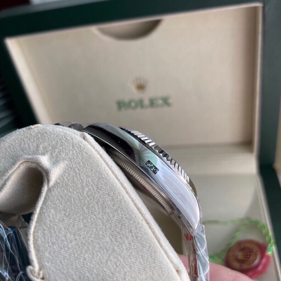 Rolex blue dial high-end watch for men and women for couples