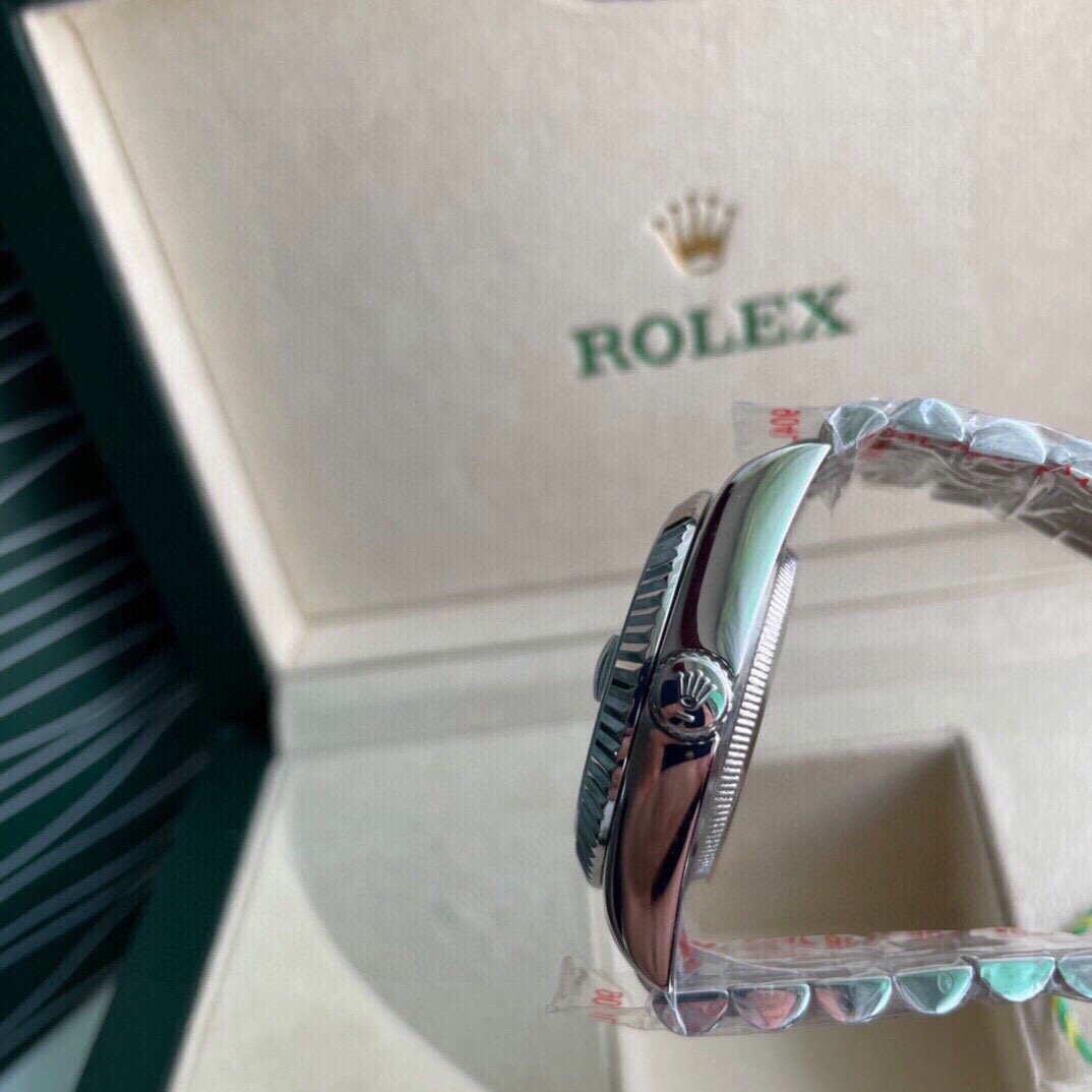 Rolex blue dial high-end watch for men and women for couples