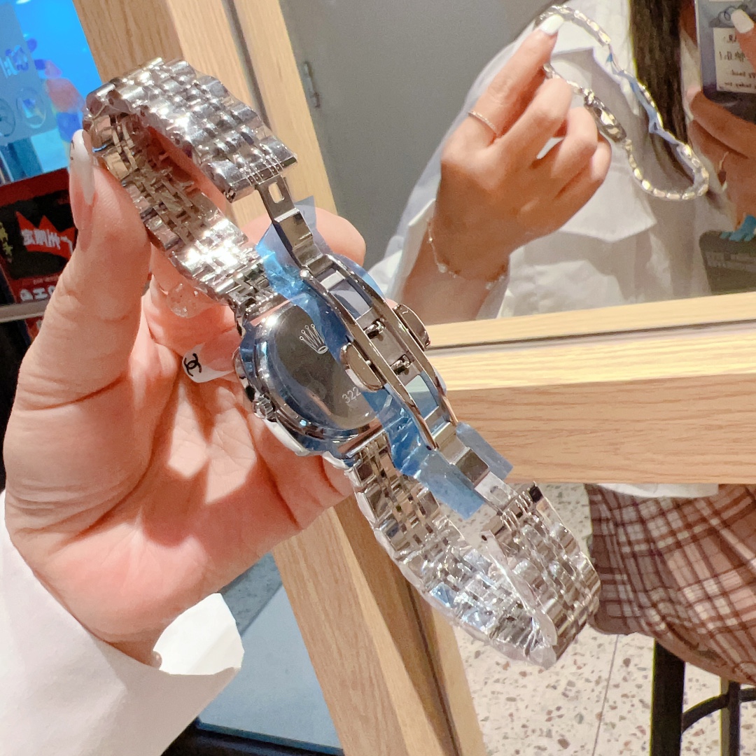 Rolex 32mm Diamond Ring Small Square Exquisite Watch