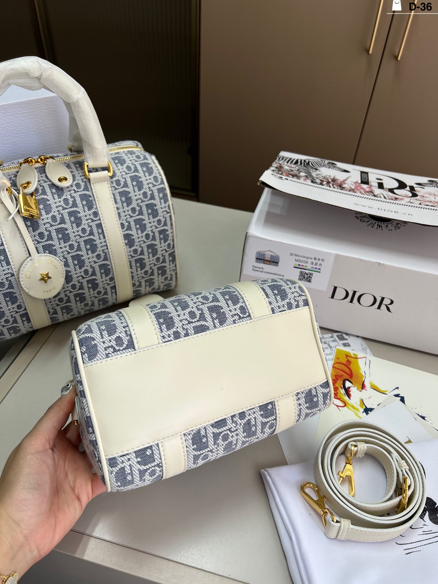 Dior Boston pillow bag