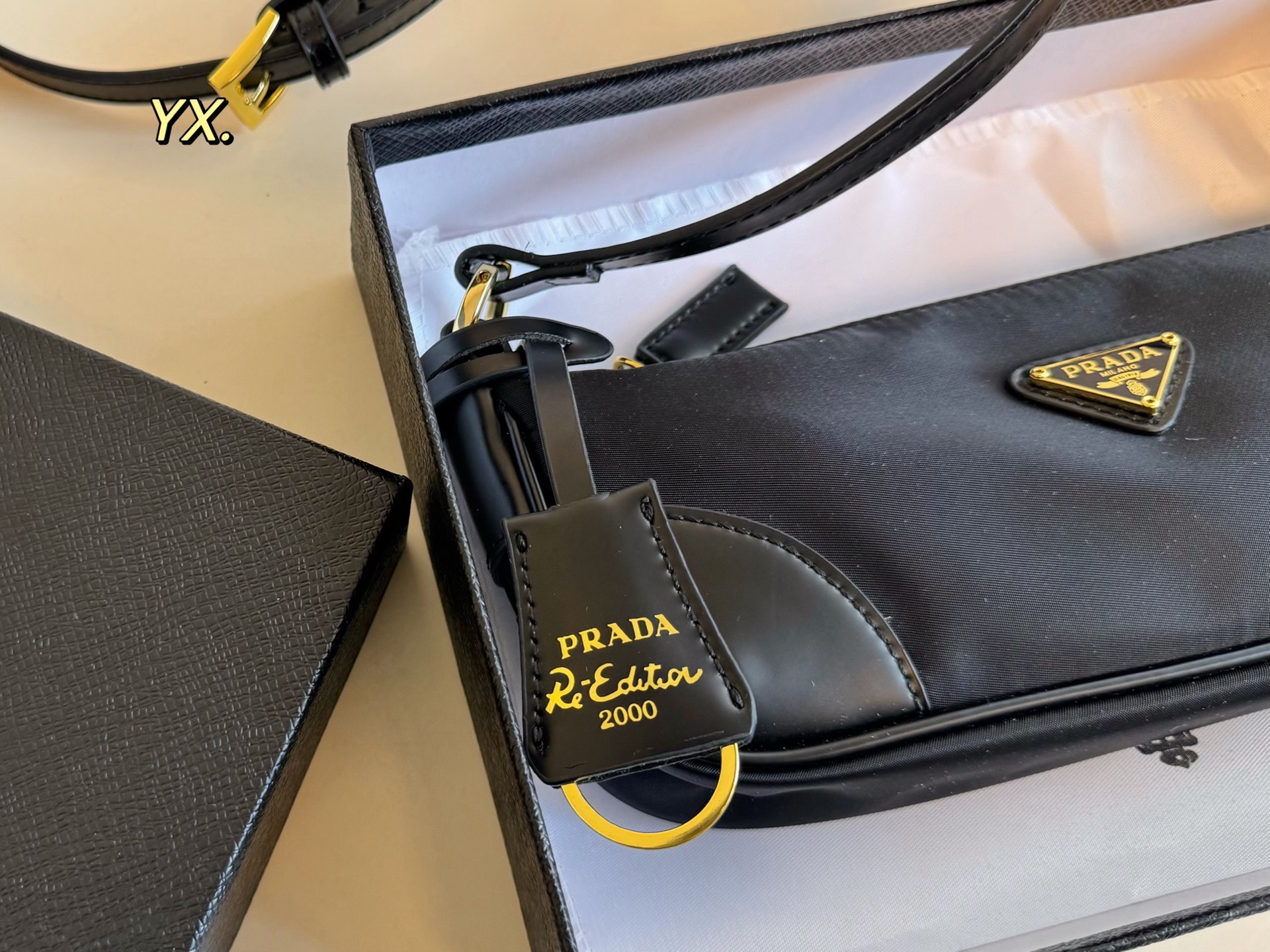 PRADA Soft Lux Underarm Bag