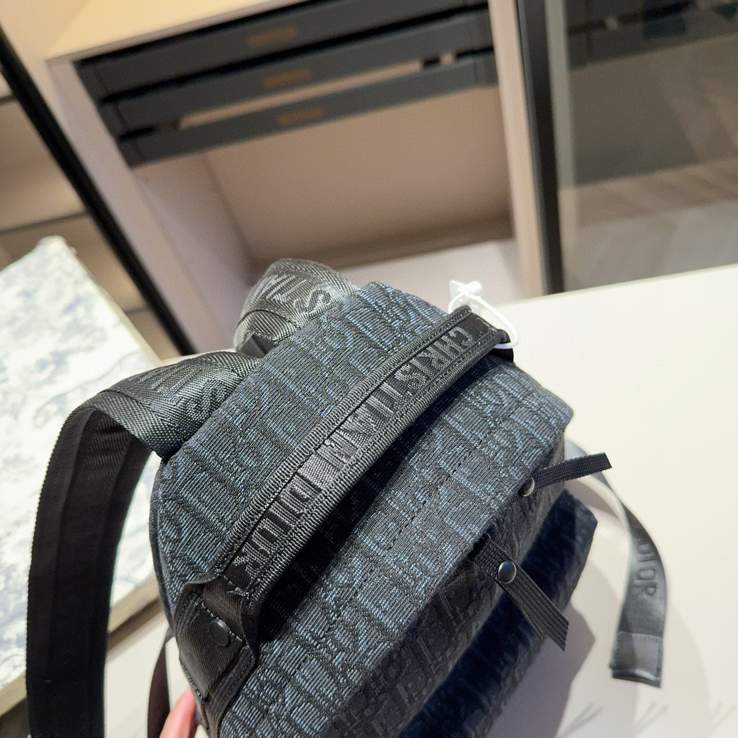 Dior embroidered backpack