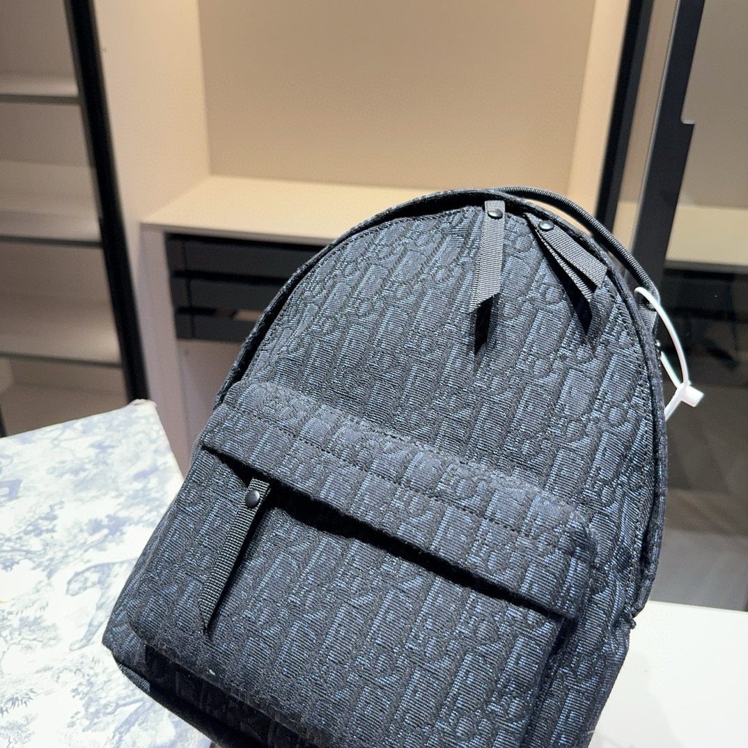 Dior embroidered backpack