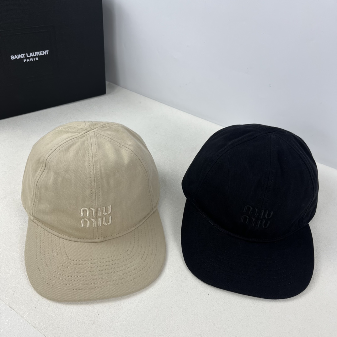 Miumiu soft top baseball cap