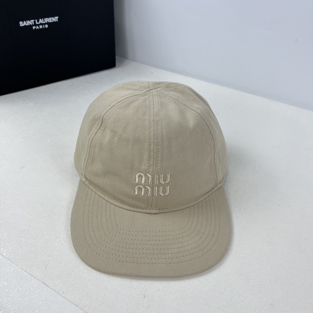 Miumiu soft top baseball cap