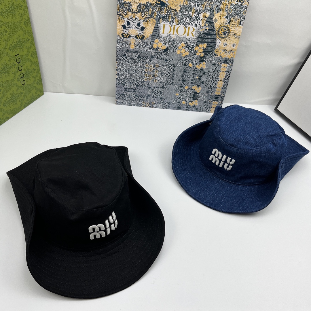 Miumiu fashionable and versatile fisherman hat