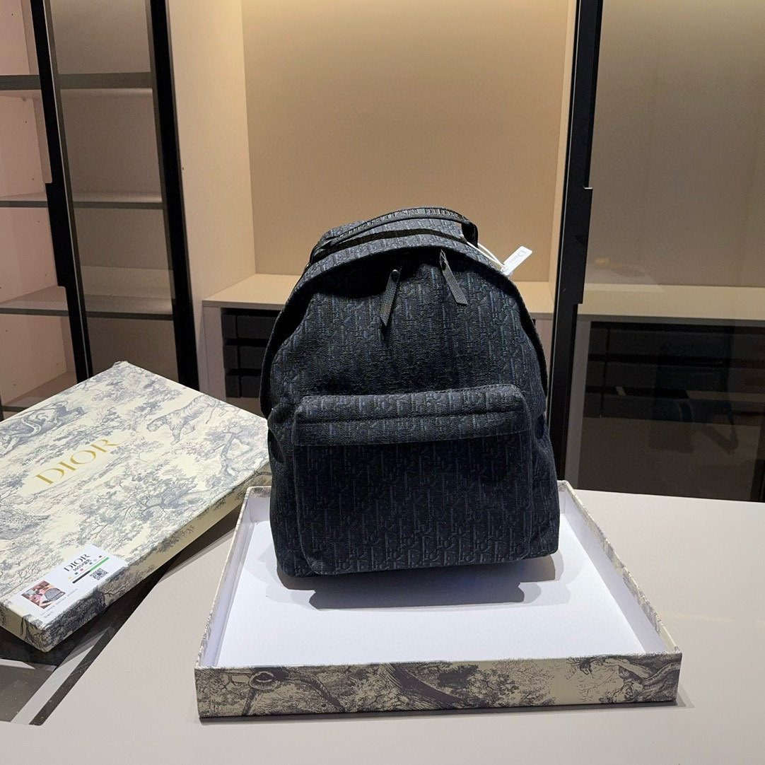 Dior embroidered backpack