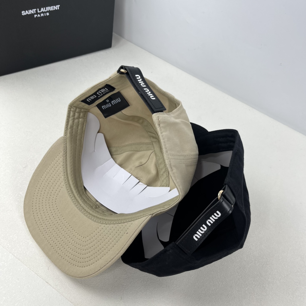 Miumiu soft top baseball cap