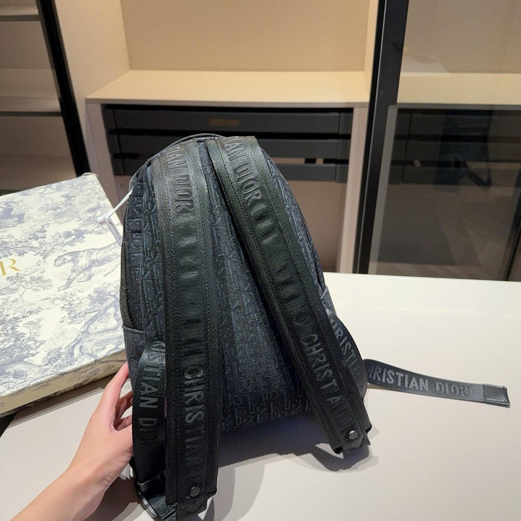 Dior embroidered backpack