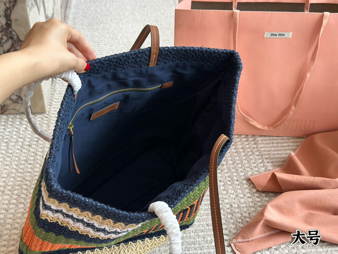 Miu Miu summer limited edition beach bag