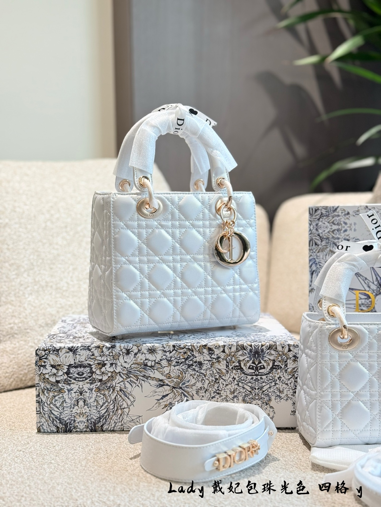 DIOR pearl Princess bag