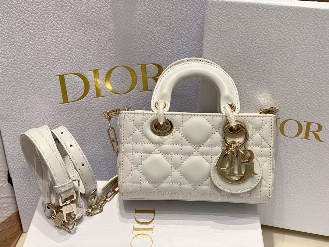 Dior side-scrolling Diana bag