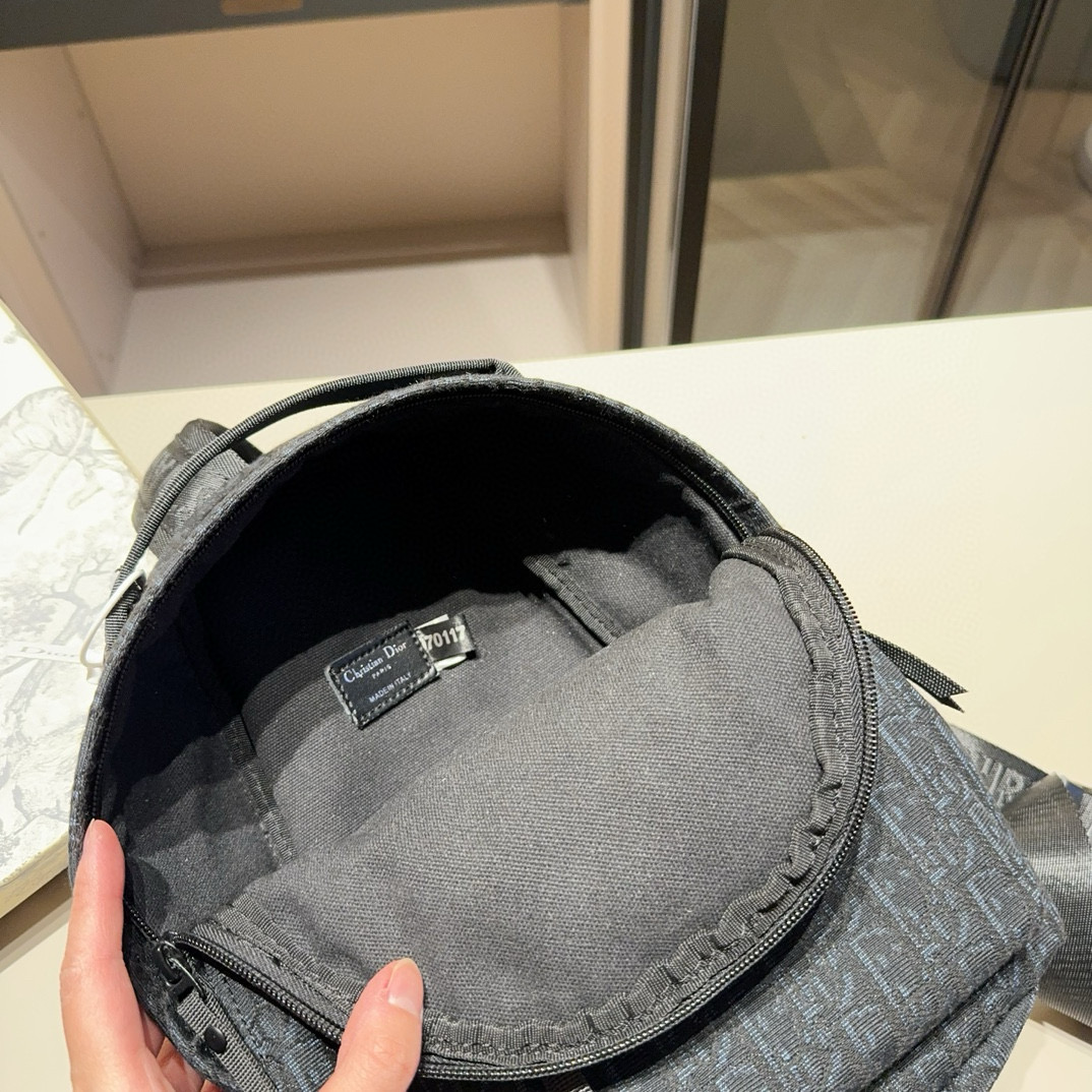 Dior embroidered backpack