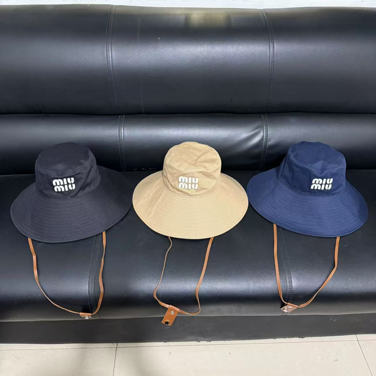 Miumiu wide brim hat fisherman hat mountain