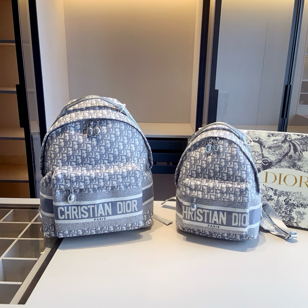 Dior embroidered backpack