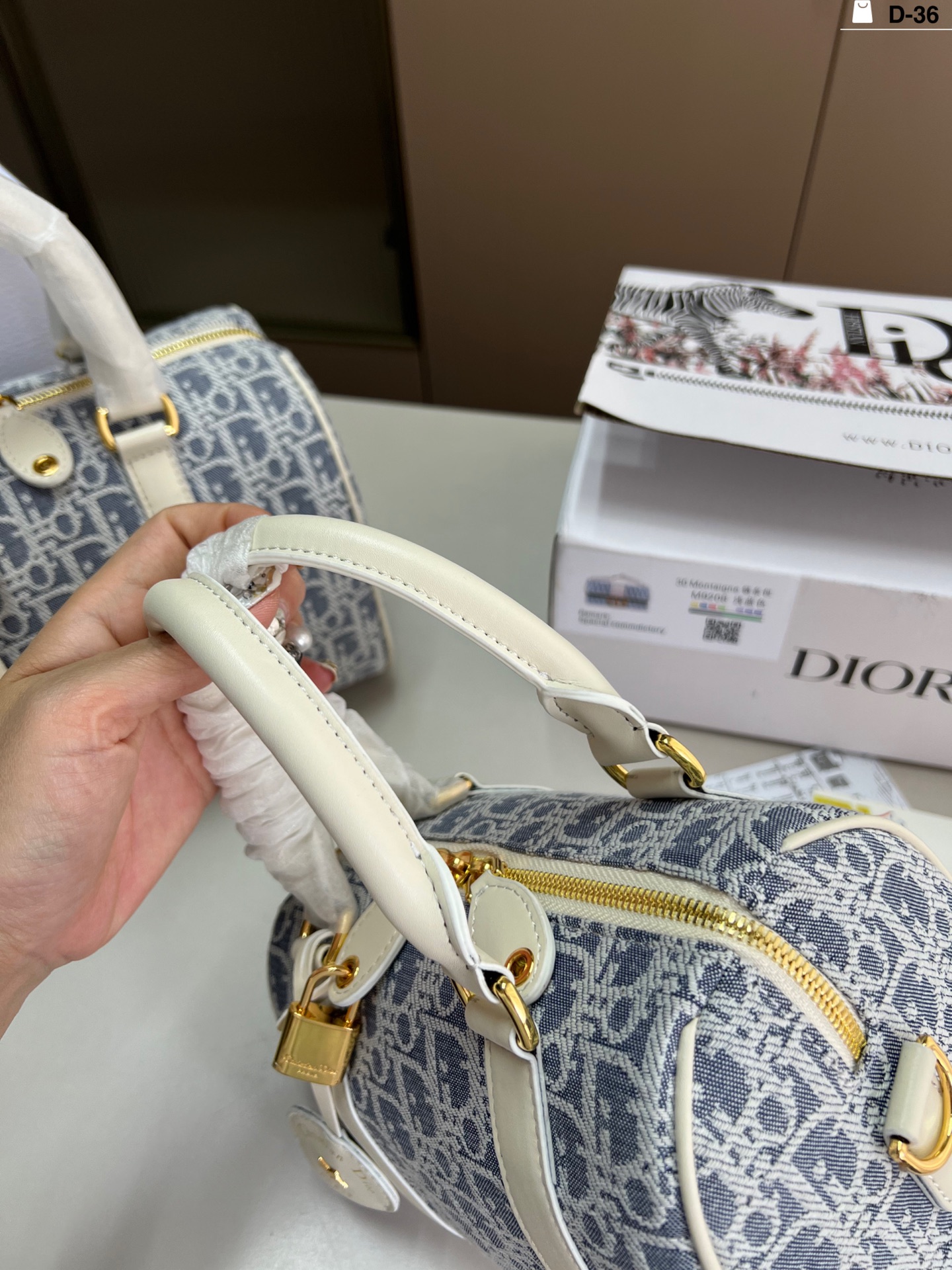 Dior Boston pillow bag