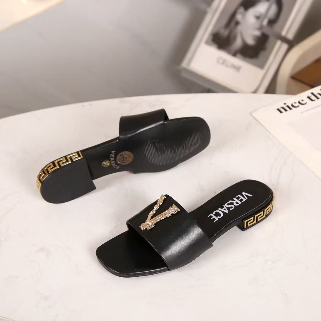 Versace flat slippers