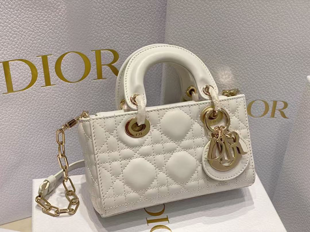 Dior side-scrolling Diana bag