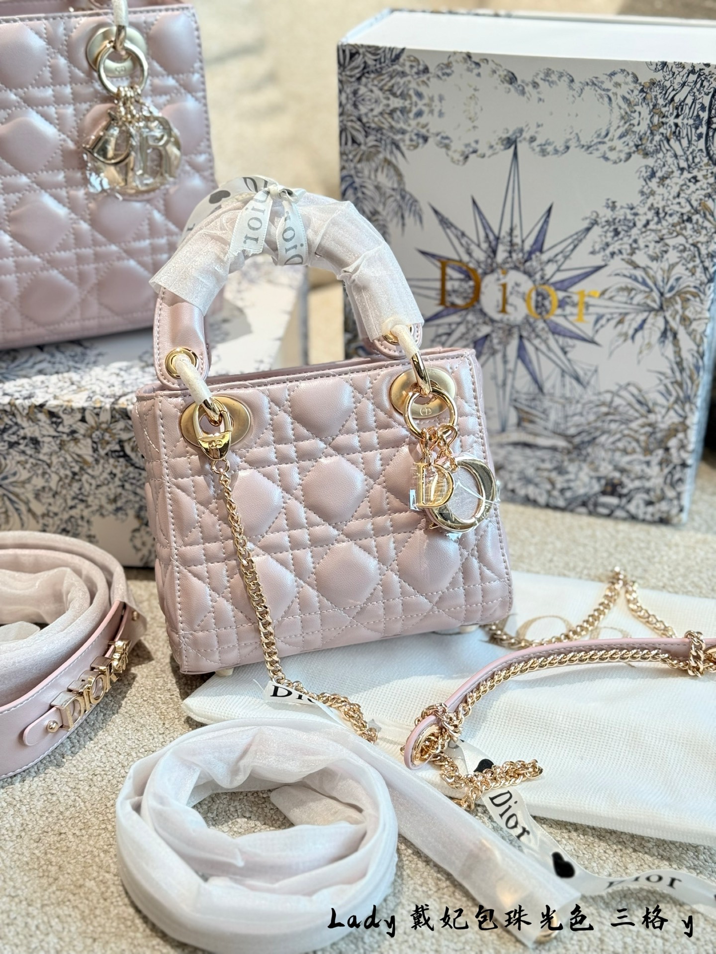 DIOR pearl Princess bag